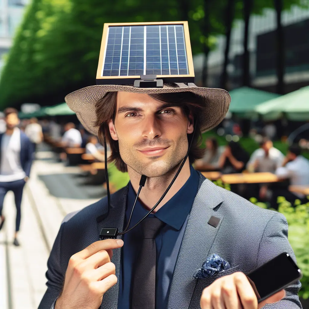 Innovative Solar-Powered Hat Offers Portable Charging Solution